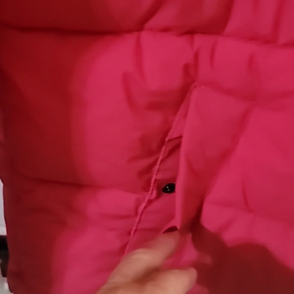 Calvin Klein Vibrant Pink Puffer Jacket - Picture 7 of 14
